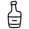 Drink Bottle Line Element from Variable Scribbles Set
