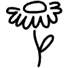 Flower Highlight Mark Line 3 Element from Variable Scribbles Set