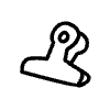Paper Clipper Line Element from Variable Scribbles Set
