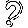 Question Mark Line Element from Variable Scribbles Set