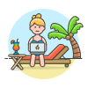 Nomad Freelance 1 4 Illustration from UX Colors Set