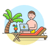 Nomad Freelance 2 1 Illustration from UX Colors Set