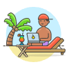 Nomad Freelance 2 2 Illustration from UX Colors Set