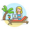 Nomad Freelance 2 4 Illustration from UX Colors Set