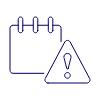 Note Alert Illustration from UX Line Set