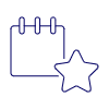 Note Star Illustration from UX Line Set