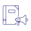 Megaphone Note Illustration from UX Line Set