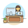 Employee Sit 3 6 illustration - Free transparent PNG, SVG. No sign up needed.