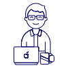 Employee Sit 4 1 illustration - Free transparent PNG, SVG. No sign up needed.