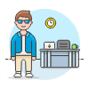 Employee Stand 2 1 illustration - Free transparent PNG, SVG. No sign up needed.