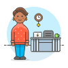 Employee Stand 2 6 illustration - Free transparent PNG, SVG. No sign up needed.