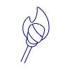 Olympic Torch 1 Illustration from UX Line Set