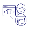 Phone App Catalog 3 Illustration from UX Line Set