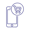 Phone App Shop 1 Illustration from UX Line Set