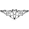 Centered Ornament 8 Element from Art Nouveau Vectors Set
