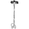 Vertical Ornament 5 Element from Art Nouveau Vectors Set