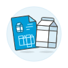 Packaging Blueprint illustration - Free transparent PNG, SVG. No sign up needed.
