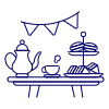 Party Set Illustration from UX Line Set