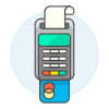Credit Card Reader 2 Illustration from UX Colors Set