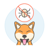 Deparasite Dog Illustration from UX Colors Set