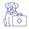 Dog Health Suitcase illustration - Free transparent PNG, SVG. No sign up needed.