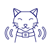Cat Smart Collar Illustration from UX Line Set