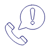 Call Alert Illustration from UX Line Set