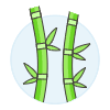 Bamboo Tree Illustration from UX Colors Set | Free Download as SVG Vector and Transparent PNG | Streamline illustrations