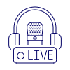 Microphone Live 2 Illustration from UX Line Set