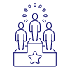 Podium User 1 Illustration from UX Line Set