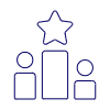 Podium User 2 Illustration from UX Line Set
