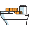 Cargo Ship illustration - Free transparent PNG, SVG. No sign up needed.