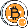 Bitcoin 1 Illustration from Porto Duotone Set