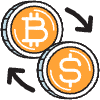 Bitcoin Exchange illustration - Free transparent PNG, SVG. No sign up needed.