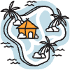 Island And Resort illustration - Free transparent PNG, SVG. No sign up needed.