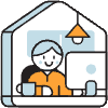 Work From Home illustration - Free transparent PNG, SVG. No sign up needed.
