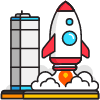 Rocket Launch illustration - Free transparent PNG, SVG. No sign up needed.