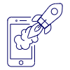 Startup App Illustration from UX Line Set