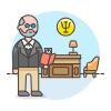 Psychologist 7 Illustration from UX Colors Set
