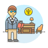 Psychologist 8 Illustration from UX Colors Set