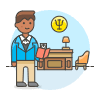 Psychologist 9 Illustration from UX Colors Set