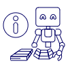 Information Service Robot illustration - Free transparent PNG, SVG. No sign up needed.