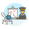 Spy Robot 2 3 Illustration from UX Colors Set