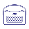 Radio Vintage 01 Illustration from UX Line Set