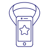 Phone Medal Illustration from UX Line Set