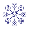 House Info Illustration from UX Line Set