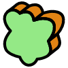 Bush Element from Retro Shapes Set