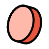 Ellipse Circle Element from Retro Shapes Set