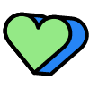 Heart Element from Retro Shapes Set