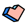 Heart Pixel Element from Retro Shapes Set
